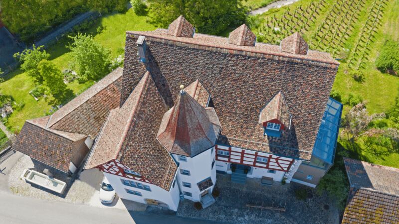 Schloss Thayngen - Innenhof und Renaissance-Architektur